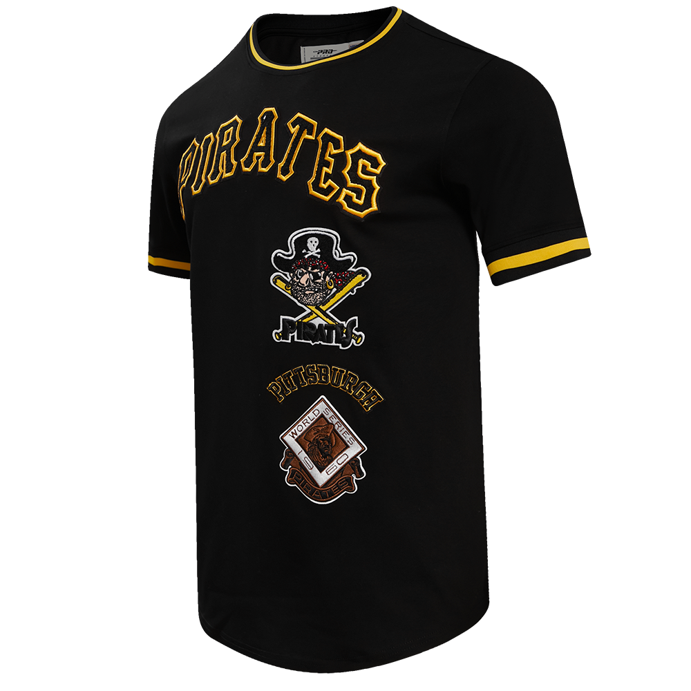 MLB PITTSBURGH PIRATES RETRO CLASSIC MEN'S TOP (BLACK/YELLOW)