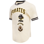 MLB PITTSBURGH PIRATES RETRO CLASSIC HAUT POUR HOMME (COQUILLE D'ŒUF/NOIR)