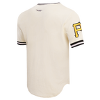 MLB PITTSBURGH PIRATES RETRO CLASSIC HAUT POUR HOMME (COQUILLE D'ŒUF/NOIR)