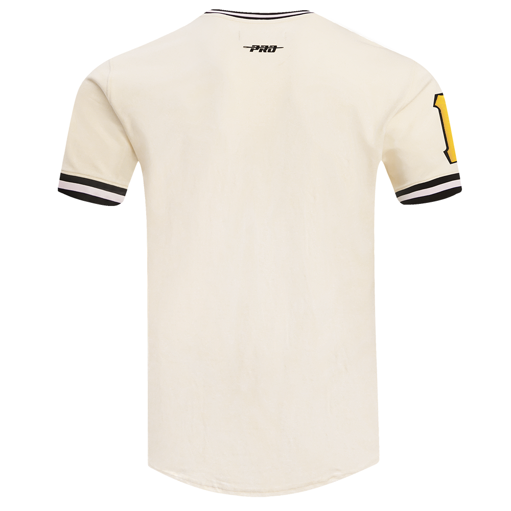 MLB PITTSBURGH PIRATES RETRO CLASSIC HAUT POUR HOMME (COQUILLE D'ŒUF/NOIR)