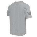 MLB PITTSBURGH PIRATES NEUTRAL HAUT EN JERSEY DE COTON À ÉPAULES TOMBANTES POUR HOMME (GRIS CHINÉ FONCÉ)
