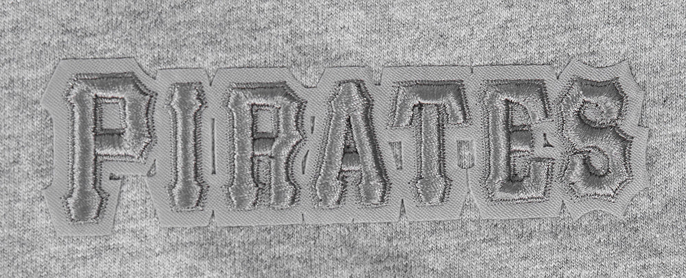 MLB PITTSBURGH PIRATES NEUTRAL HAUT EN JERSEY DE COTON À ÉPAULES TOMBANTES POUR HOMME (GRIS CHINÉ FONCÉ)