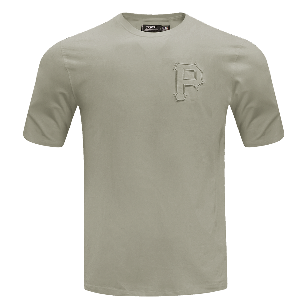 MLB PITTSBURGH PIRATES NEUTRAL HAUT EN JERSEY DE COTON À ÉPAULES TOMBANTES POUR HOMME (TAUPE)
