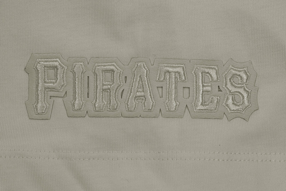 MLB PITTSBURGH PIRATES NEUTRAL HAUT EN JERSEY DE COTON À ÉPAULES TOMBANTES POUR HOMME (TAUPE)