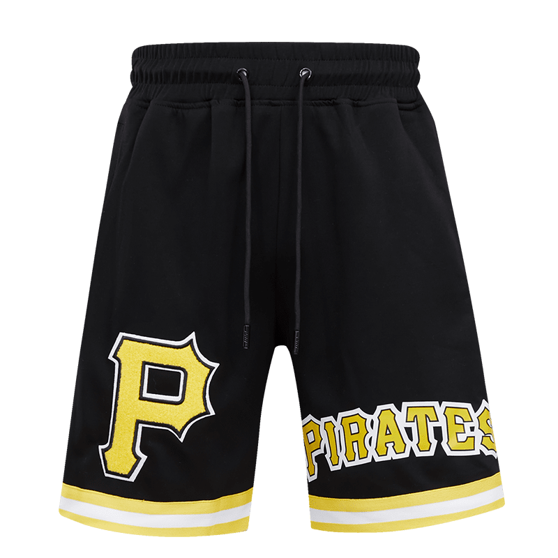 MLB PITTSBURGH PIRATES CLASSIC CHENILLE MEN'S SHORT (BLACK)