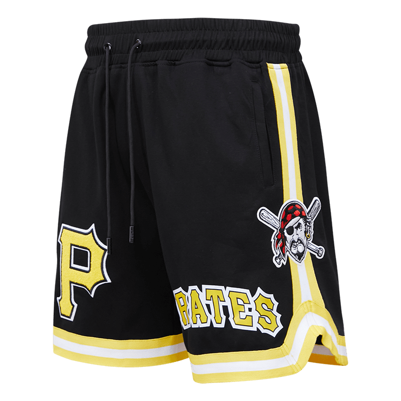 MLB PITTSBURGH PIRATES CLASSIC CHENILLE MEN'S SHORT (BLACK)