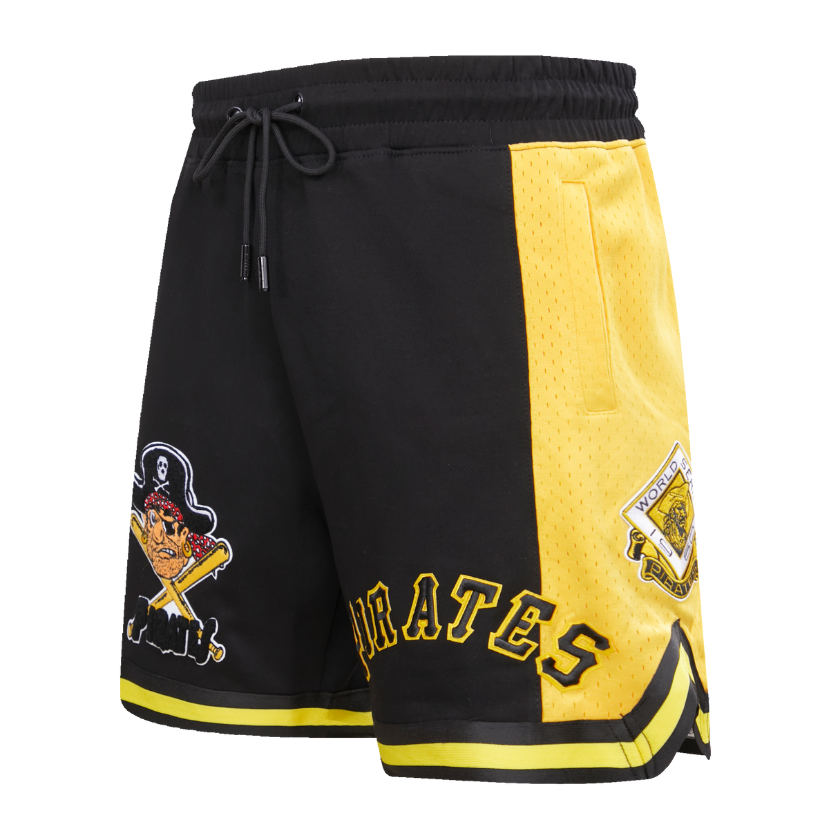MLB PITTSBURGH PIRATES RETRO CLASSIC SHORT 2.0 POUR HOMME (NOIR/JAUNE)