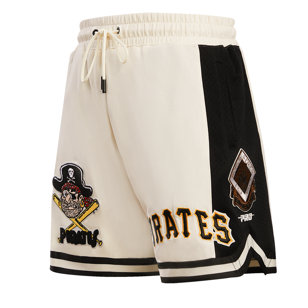 MLB PITTSBURGH PIRATES RETRO CLASSIC SHORT 2.0 POUR HOMME (COQUILLE D'ŒUF/NOIR)