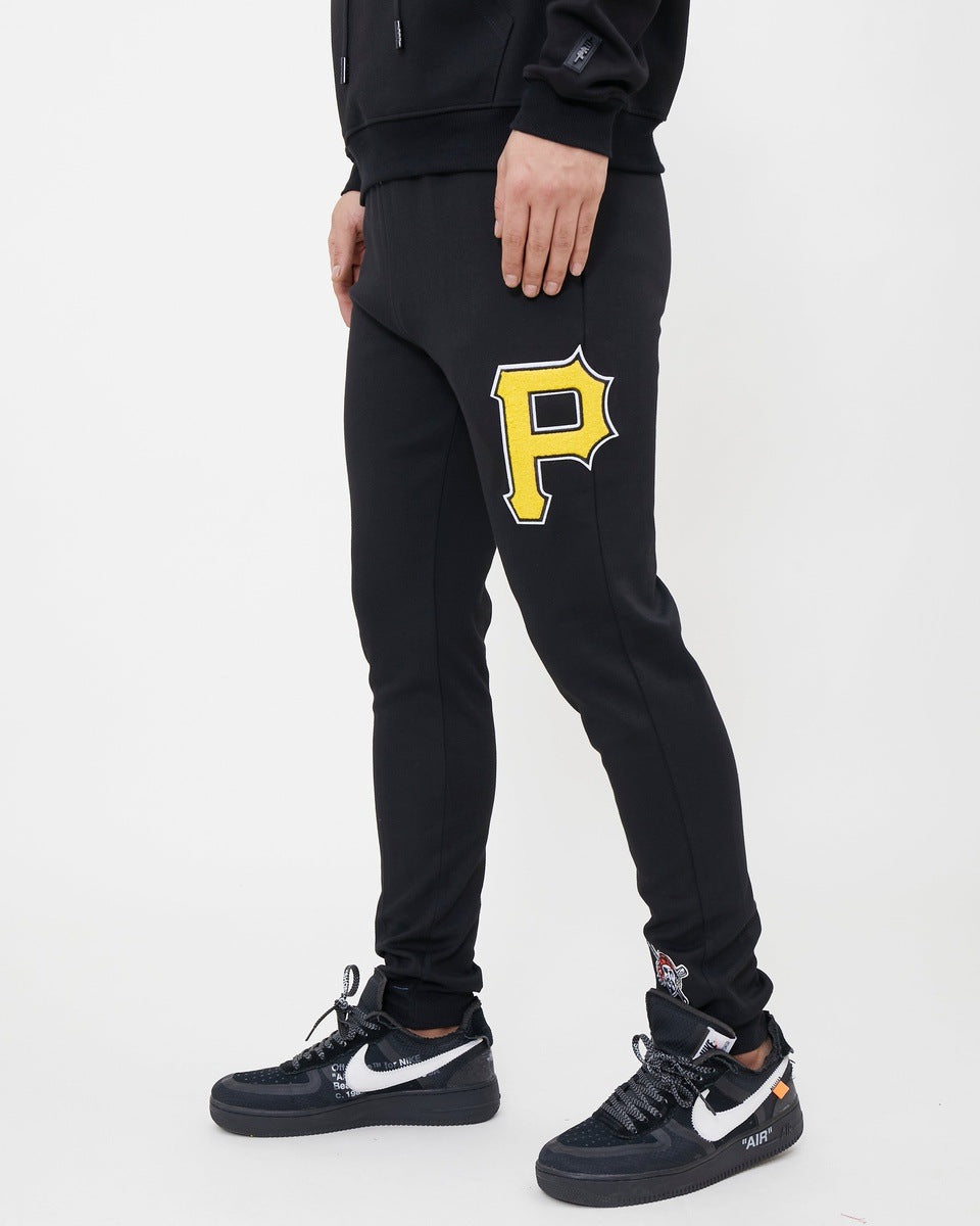 MLB PITTSBURGH PIRATES CLASSIC CHENILLE MEN'S JOGGER (BLACK)