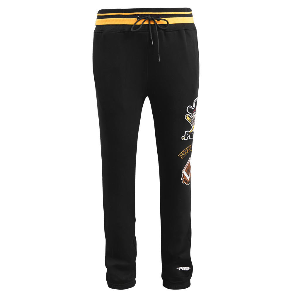 MLB PITTSBURGH PIRATES RETRO CLASSIC MEN'S SWEATPANT (BLACK/YELLOW)