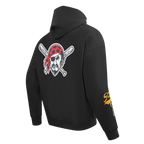 MLB PITTSBURGH PIRATES LIVING LARGE CHANDAIL À CAPUCHON POUR HOMME (NOIR)