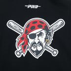 MLB PITTSBURGH PIRATES LIVING LARGE CHANDAIL À CAPUCHON POUR HOMME (NOIR)