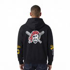 MLB PITTSBURGH PIRATES LIVING LARGE CHANDAIL À CAPUCHON POUR HOMME (NOIR)