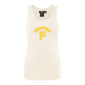 MLB PITTSBURGH PIRATES TRIPLE TONAL RELAXED FIT WOMEN'S RACERBACK (EGGSHELL)
