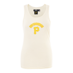 MLB PITTSBURGH PIRATES TRIPLE TONAL RELAXED FIT WOMEN'S RACERBACK (EGGSHELL)