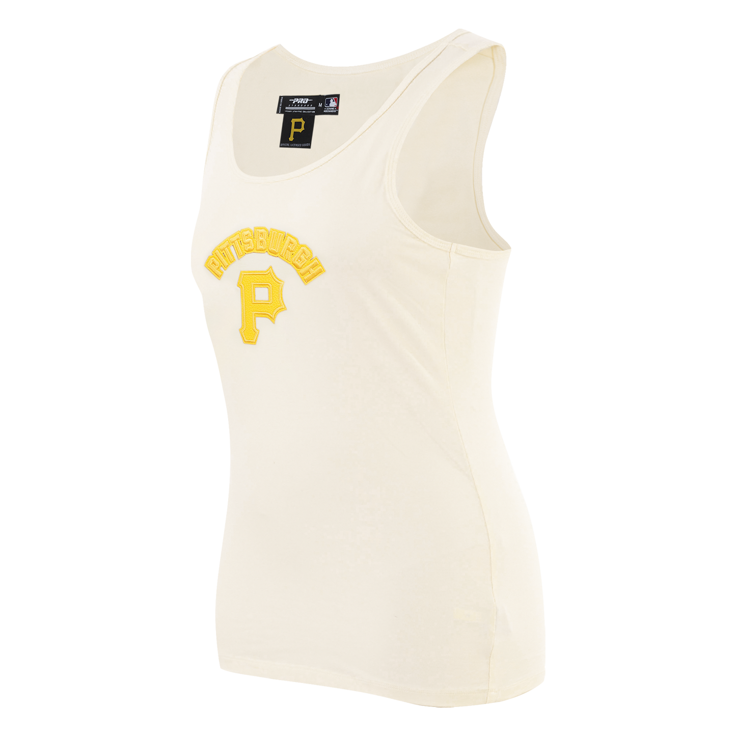 MLB PITTSBURGH PIRATES TRIPLE TONAL RELAXED FIT WOMEN'S RACERBACK (EGGSHELL)