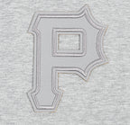 MLB PITTSBURGH PIRATES TRIPLE TONAL T-SHIRT EN JERSEY SIMPLE À COUPE CARRÉE POUR FEMME (GRIS CHINÉ)
