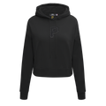 MLB PITTSBURGH PIRATES NEUTRAL CHANDAIL À CAPUCHON COURT POUR FEMME (NOIR)