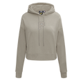 MLB PITTSBURGH PIRATES NEUTRAL CHANDAIL À CAPUCHON COURT POUR FEMME (TAUPE)