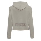 MLB PITTSBURGH PIRATES NEUTRAL CHANDAIL À CAPUCHON COURT POUR FEMME (TAUPE)