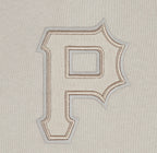 MLB PITTSBURGH PIRATES NEUTRAL CHANDAIL À CAPUCHON COURT POUR FEMME (TAUPE)