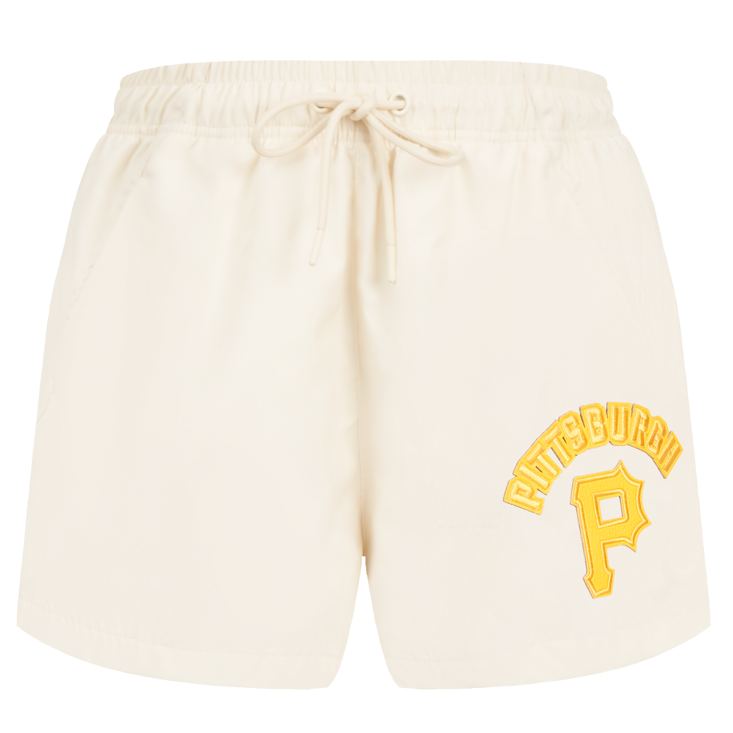 MLB PITTSBURGH PIRATES TRIPLE TONAL W WOVEN WOMEN'S SHORT (EGGSHELL)