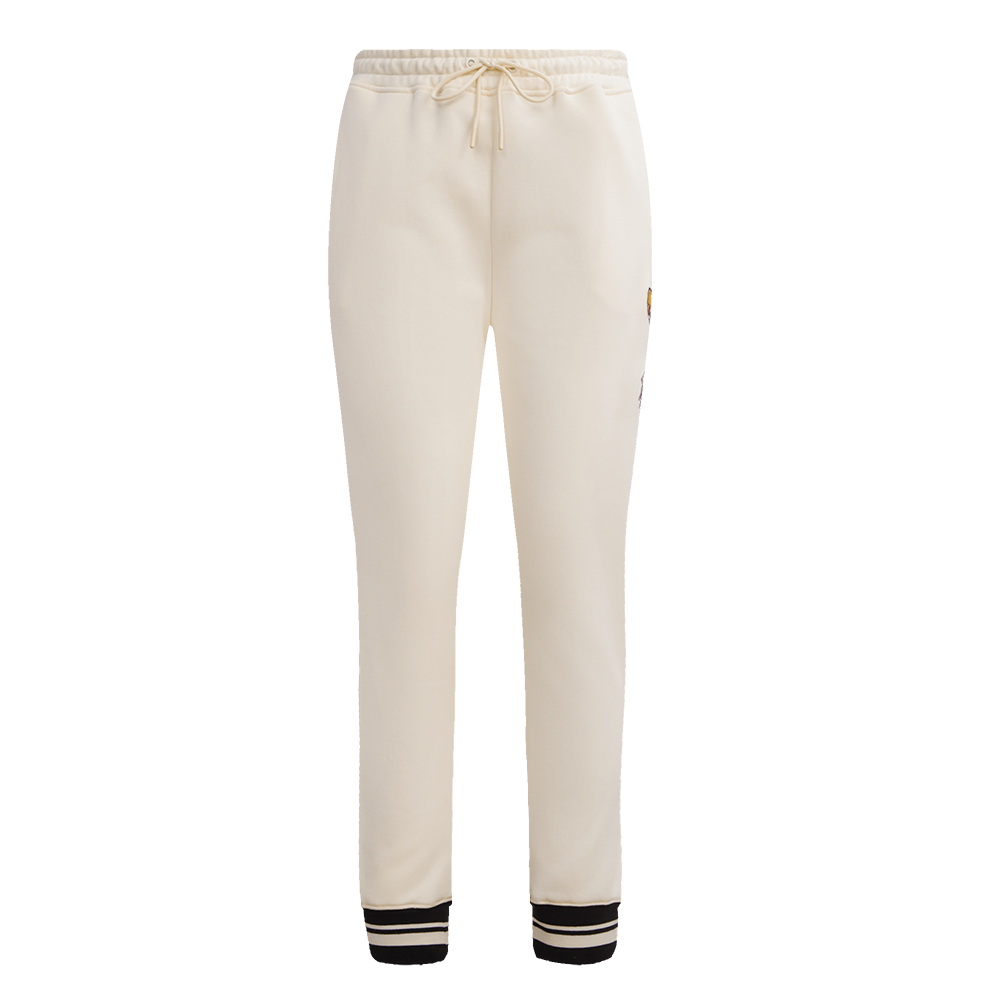 MLB PITTSBURGH PIRATES RETRO CLASSIC WOMEN'S SWEATPANT (EGGSHELL/ BLACK)