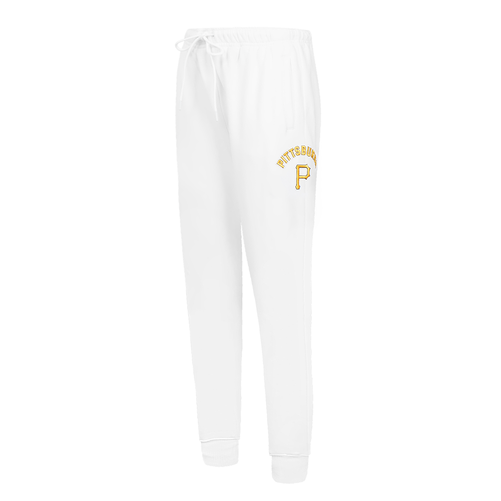 MLB PITTSBURGH PIRATES CLASSIC CHENILLE PANTALON OUATÉ POUR FEMME (BLANC)