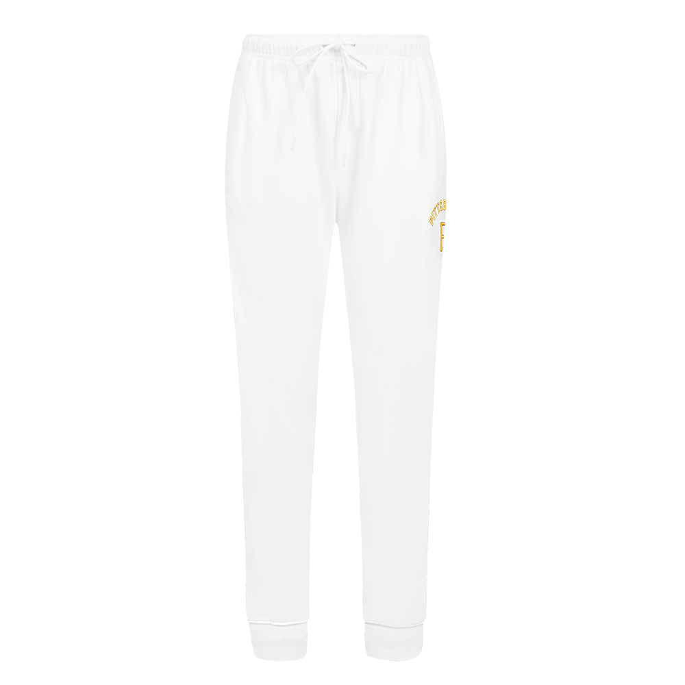 MLB PITTSBURG PIRATES CLASSIC WOMEN'S FLEECE SWEATPANT (WHITE)