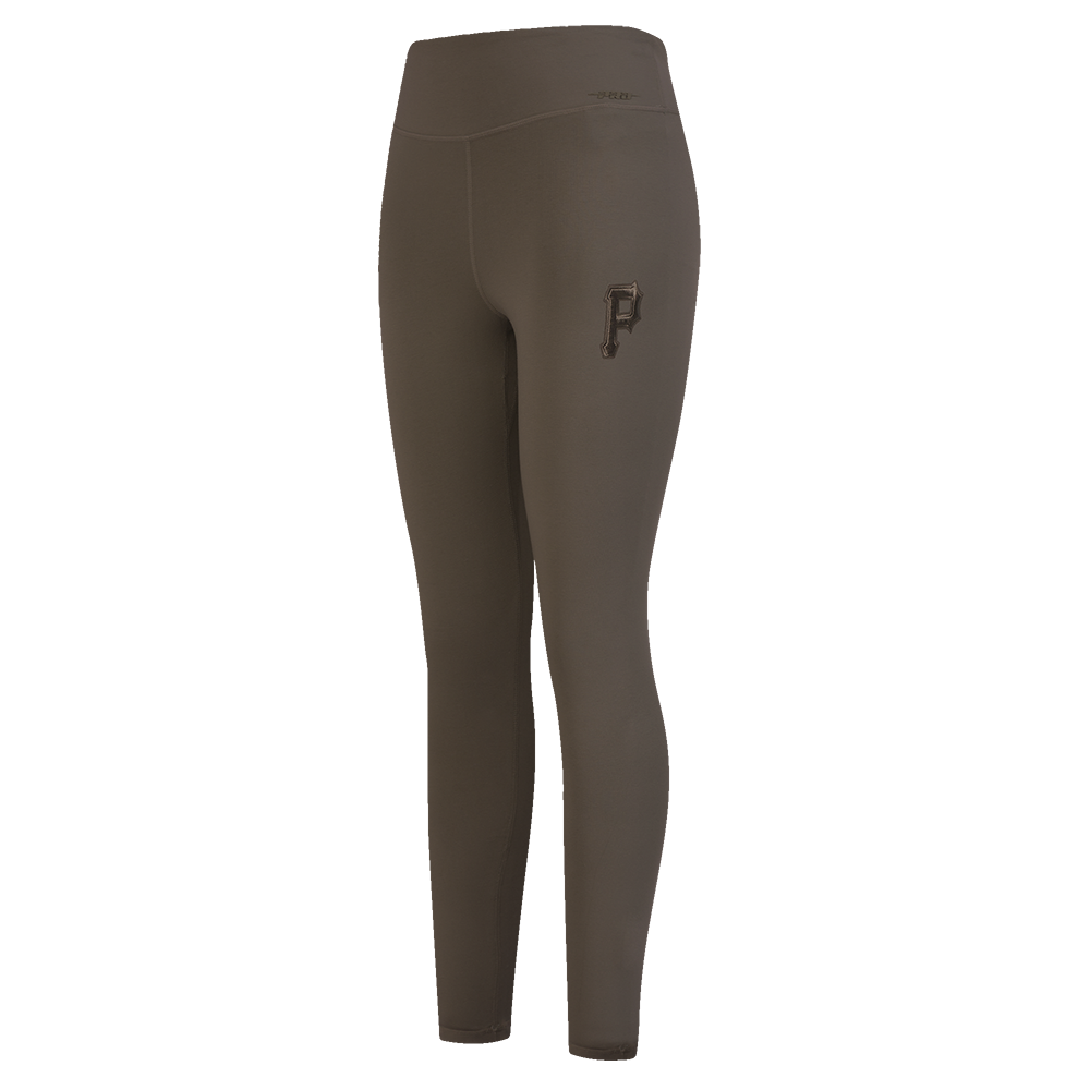 MLB PITTSBURGH PIRATES NEUTRAL HIGH WAIST JERSEY LEGGING (DARK TAUPE)