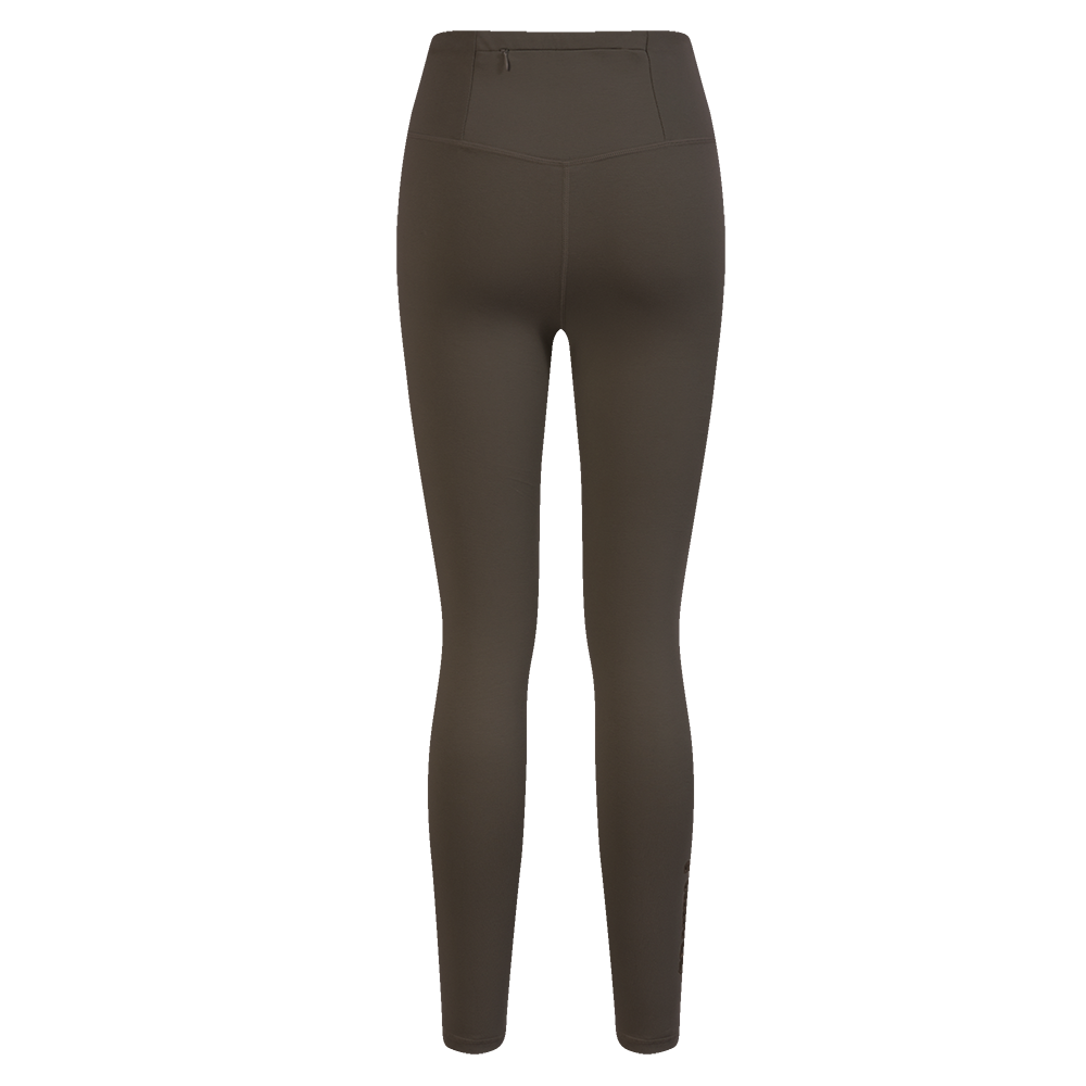 MLB PITTSBURGH PIRATES NEUTRAL HIGH WAIST JERSEY LEGGING (DARK TAUPE)