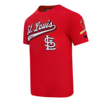 MLB ST. LOUIS CARDINALS SCRIPT TAIL HAUT EN JERSEY SIMPLE POUR HOMME (ROUGE)