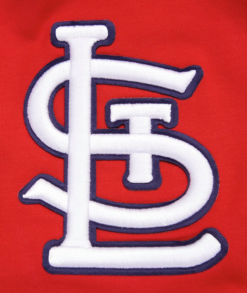MLB ST. LOUIS CARDINALS SCRIPT TAIL HAUT EN JERSEY SIMPLE POUR HOMME (ROUGE)