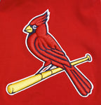 MLB ST. LOUIS CARDINALS SCRIPT TAIL HAUT EN JERSEY SIMPLE POUR HOMME (ROUGE)