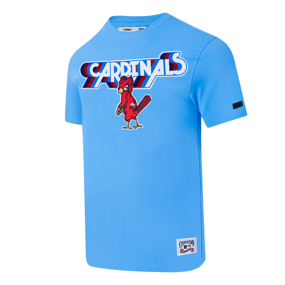 MLB ST. LOUIS CARDINALS RETRO ELEVATION HAUT EN JERSEY SIMPLE POUR HOMME (BLEU UNIVERSITÉ)
