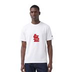 MLB ST. LOUIS CARDINALS LIVING LARGE HAUT EN JERSEY DE COTON À ÉPAULES TOMBANTES POUR HOMME (BLANC)