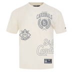 MLB ST. LOUIS CARDINALS STREET TEAM MEN'S CJ DROP SHOULDER TOP (EGGSHELL)