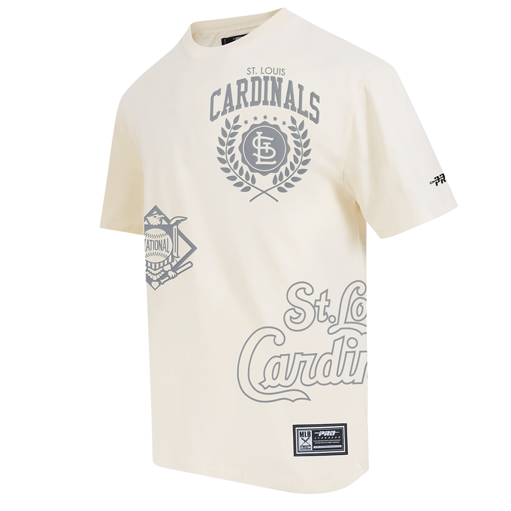 MLB ST. LOUIS CARDINALS STREET TEAM MEN'S CJ DROP SHOULDER TOP (EGGSHELL)