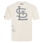 MLB ST. LOUIS CARDINALS STREET TEAM MEN'S CJ DROP SHOULDER TOP (EGGSHELL)