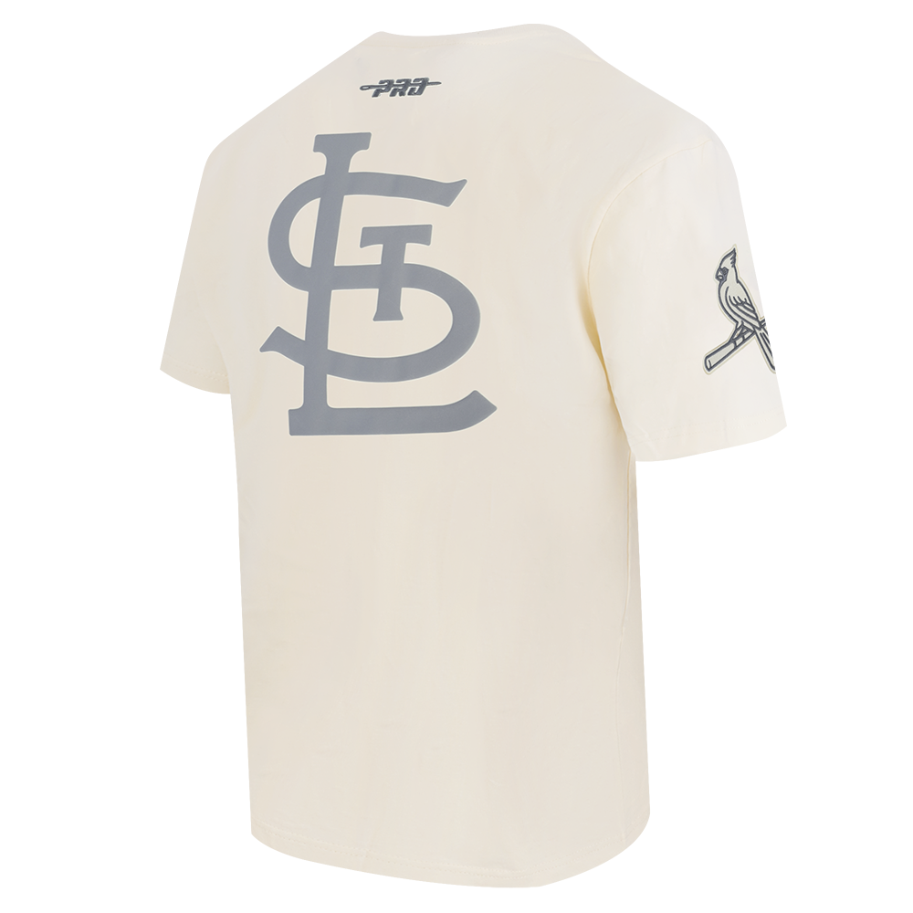 MLB ST. LOUIS CARDINALS STREET TEAM MEN'S CJ DROP SHOULDER TOP (EGGSHELL)