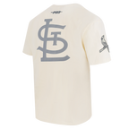 MLB ST. LOUIS CARDINALS STREET TEAM MEN'S CJ DROP SHOULDER TOP (EGGSHELL)