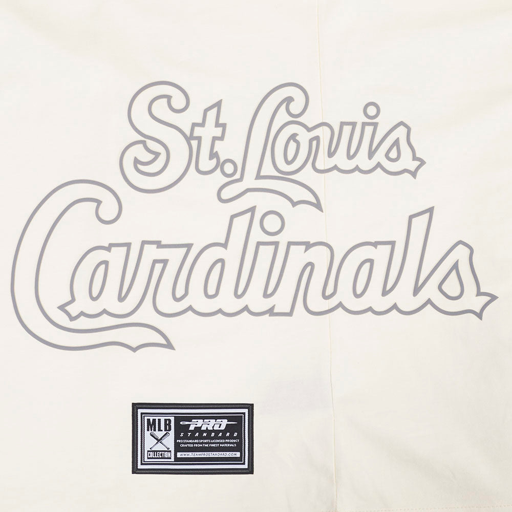 MLB ST. LOUIS CARDINALS STREET TEAM MEN'S CJ DROP SHOULDER TOP (EGGSHELL)