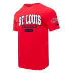 MLB ST. LOUIS CARDINALS CITY ARCH HAUT EN JERSEY SIMPLE POUR HOMME (ROUGE)