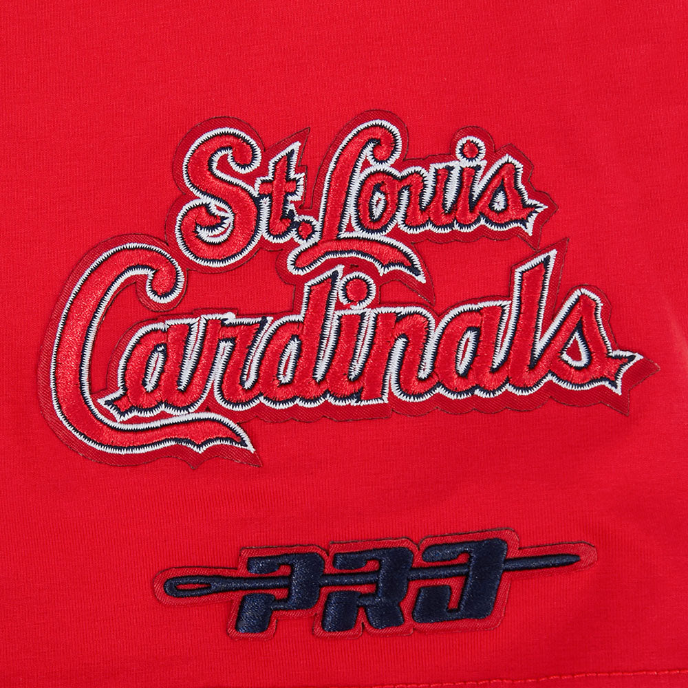 MLB ST. LOUIS CARDINALS CITY ARCH HAUT EN JERSEY SIMPLE POUR HOMME (ROUGE)