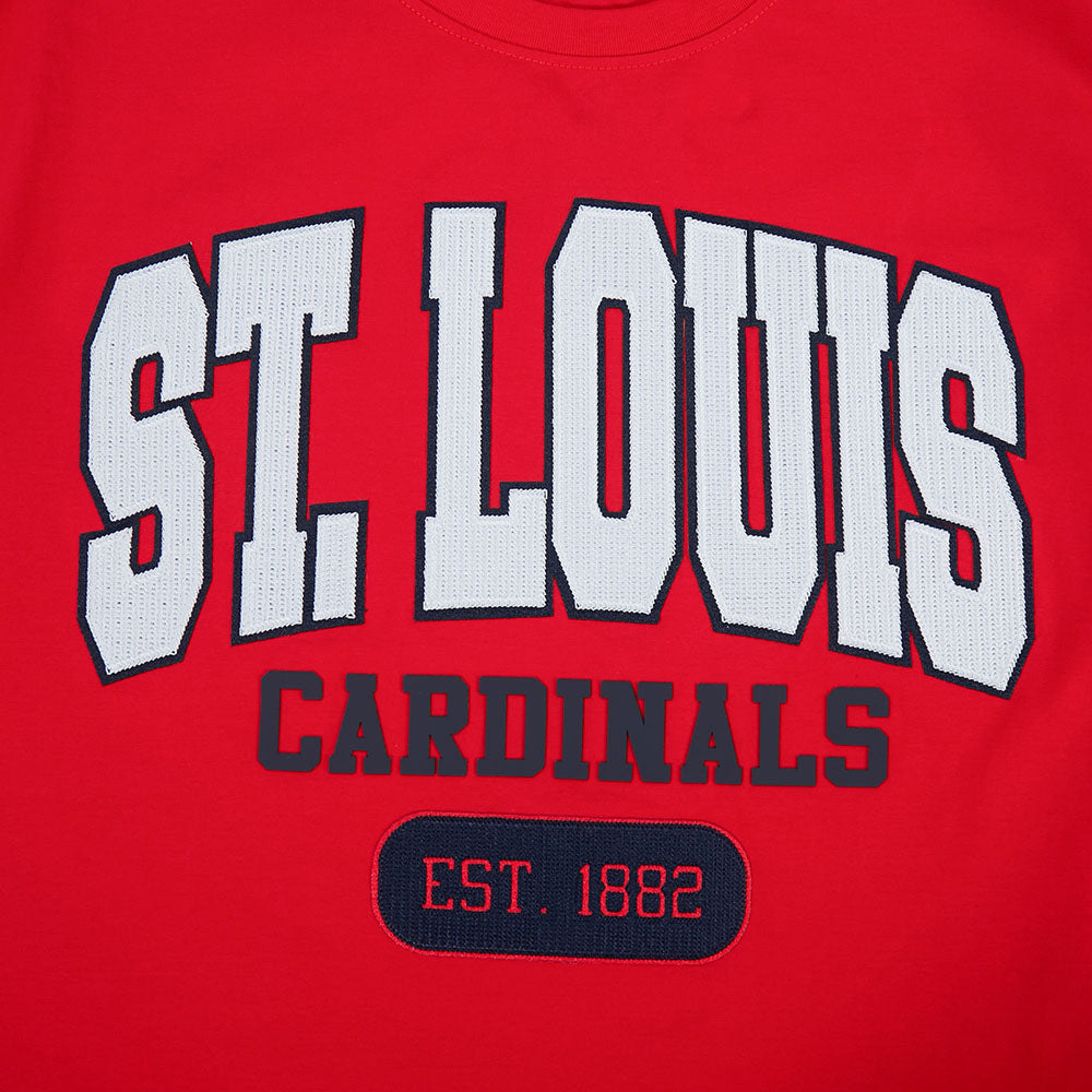 MLB ST. LOUIS CARDINALS CITY ARCH HAUT EN JERSEY SIMPLE POUR HOMME (ROUGE)