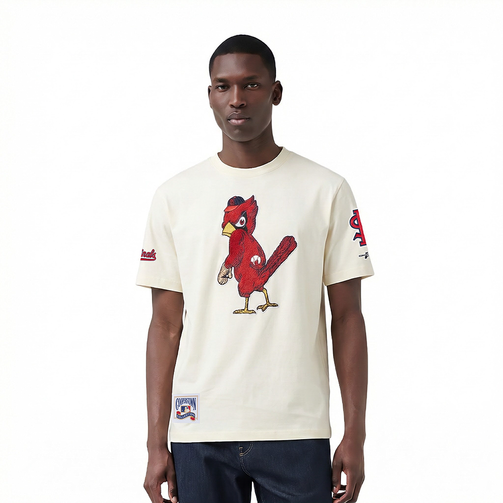 MLB ST. LOUIS CARDINALS RETRO CLASSICS HAUT EN JERSEY SIMPLE POUR HOMME (COQUILLE D'ŒUF)