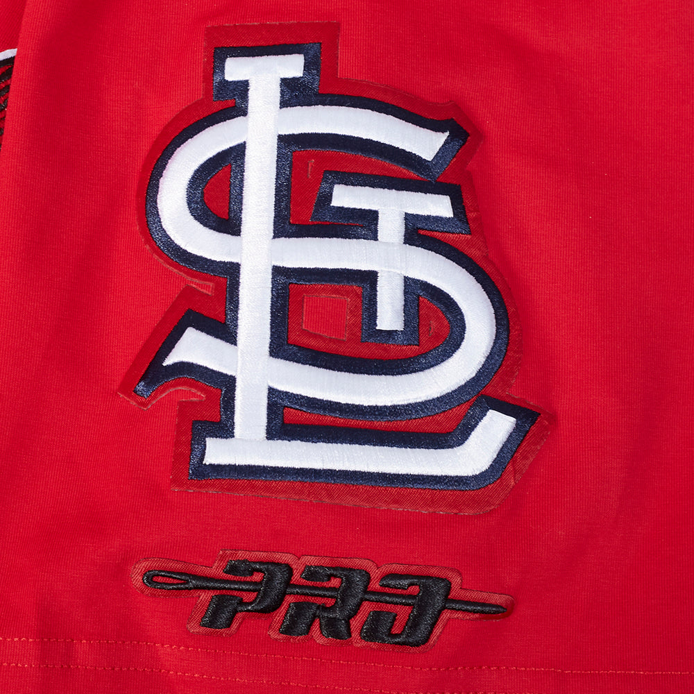 MLB ST. LOUIS CARDINALS RETRO CLASSICS HAUT EN JERSEY SIMPLE POUR HOMME (ROUGE)
