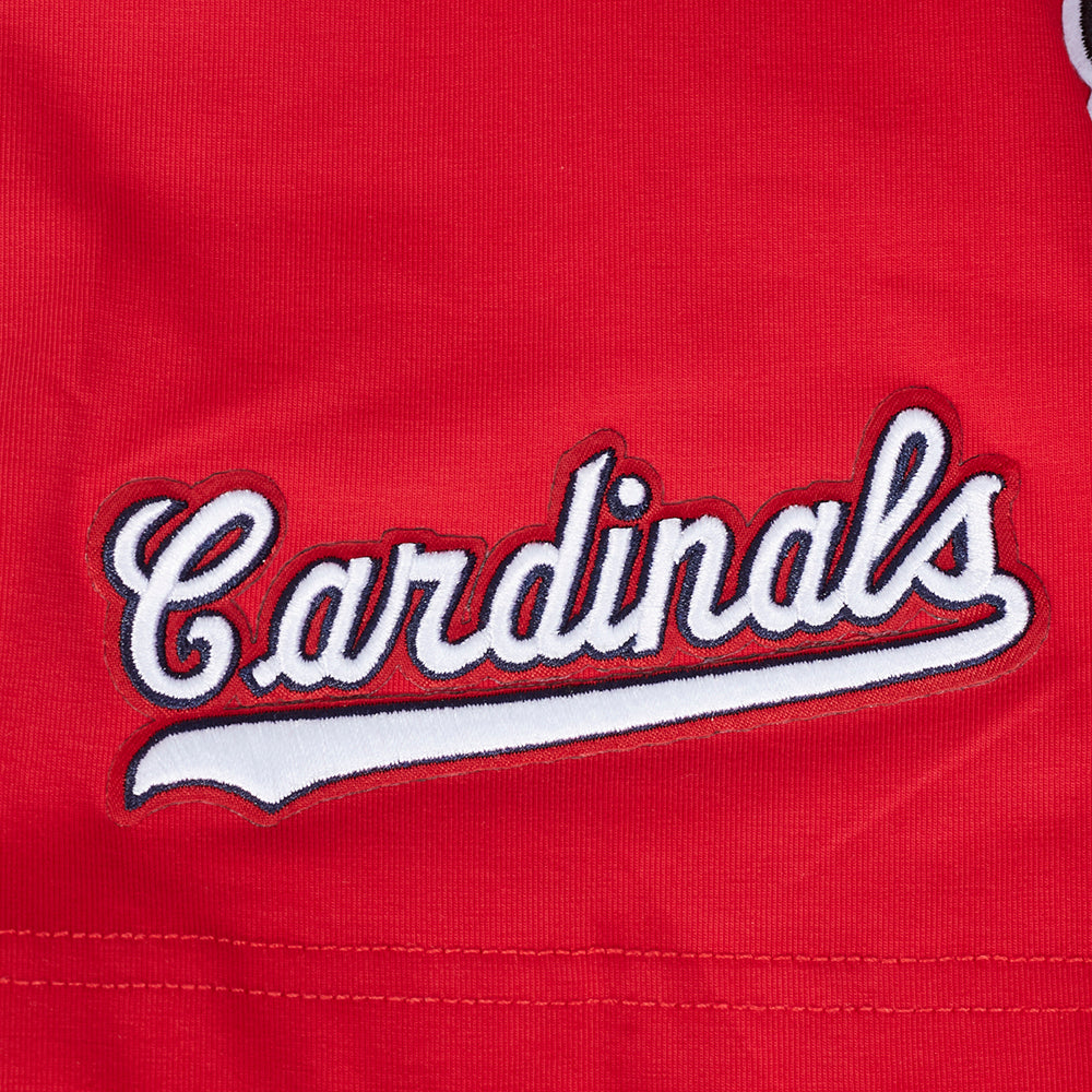 MLB ST. LOUIS CARDINALS RETRO CLASSICS HAUT EN JERSEY SIMPLE POUR HOMME (ROUGE)