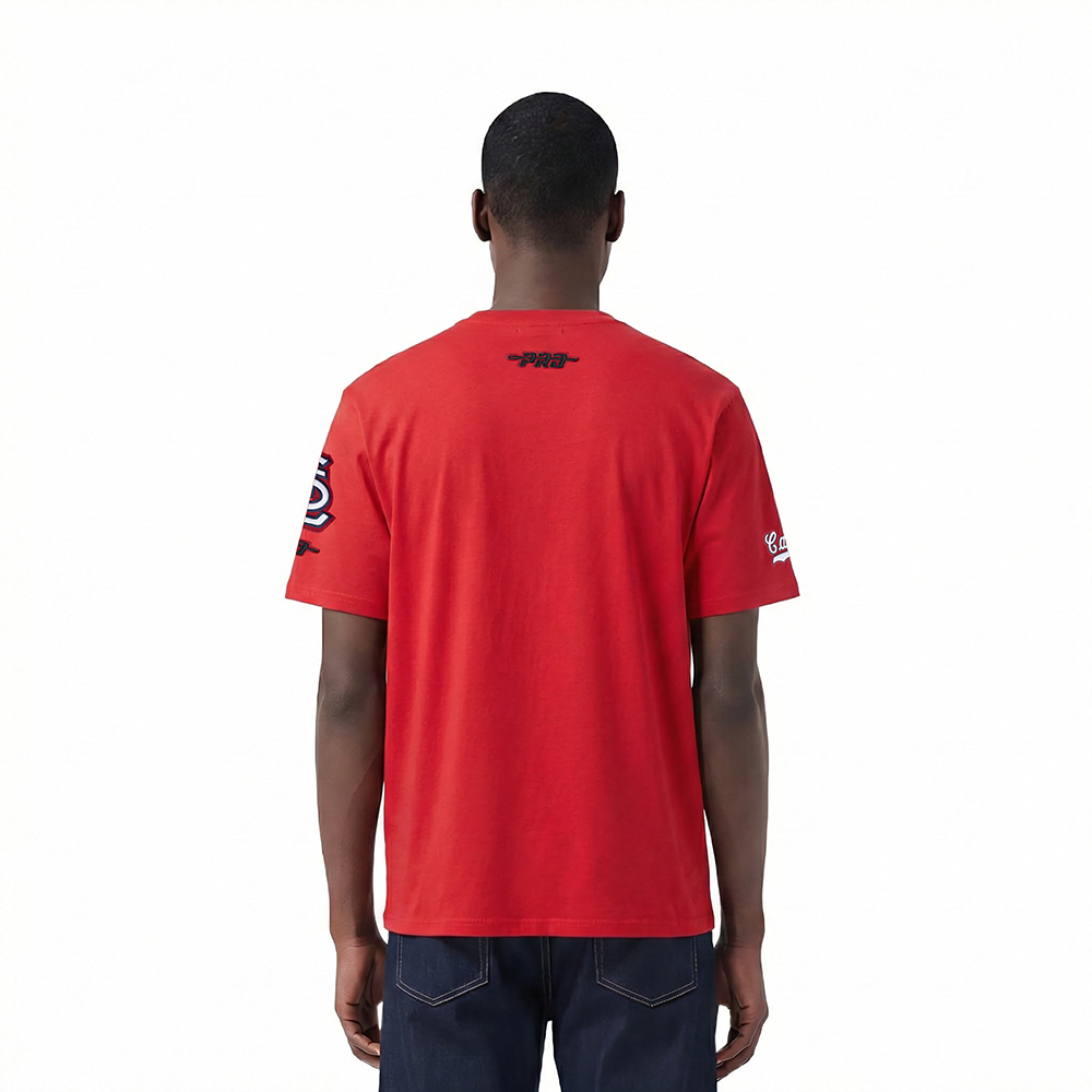 MLB ST. LOUIS CARDINALS RETRO CLASSICS HAUT EN JERSEY SIMPLE POUR HOMME (ROUGE)