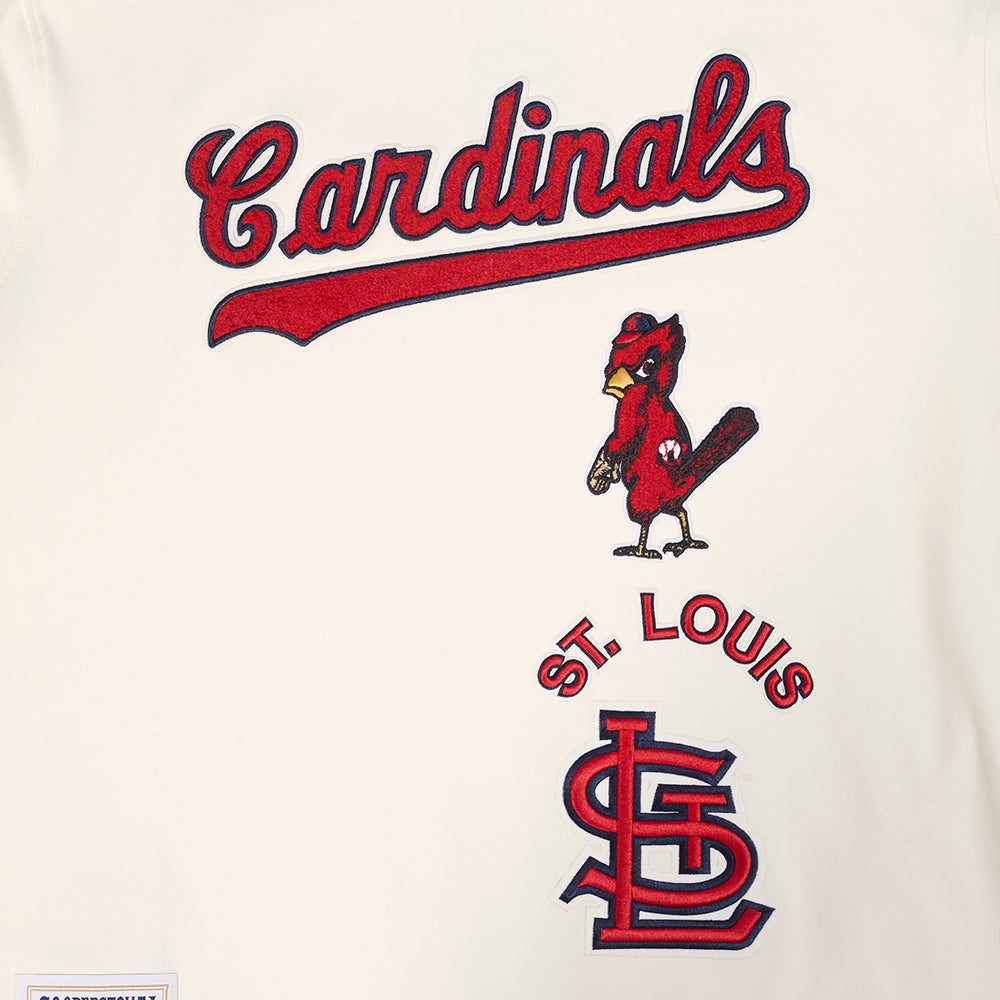 MLB ST. LOUIS CARDINALS RETRO CLASSICS MEN'S DK TOP (EGGSHELL/ UNIVERSITY BLUE)